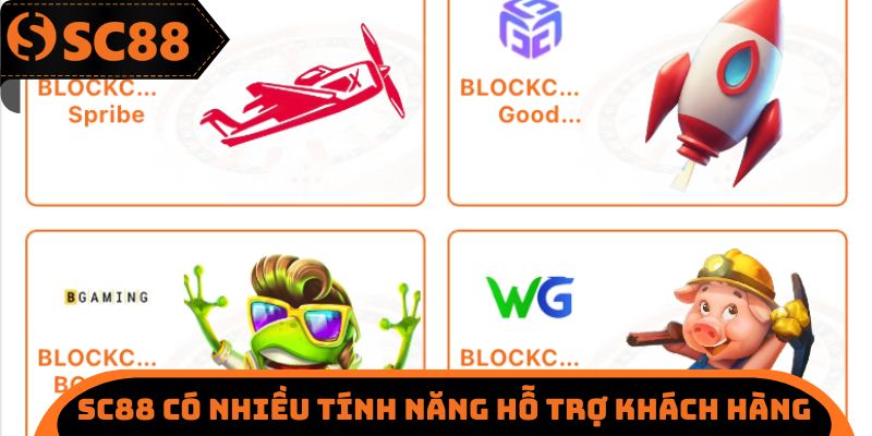 SC88 có nhiều tính năng hữu ích để hỗ trợ khách hàng
