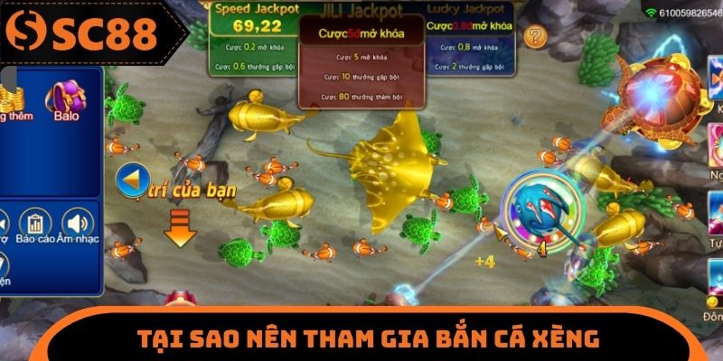 Tại sao nên tham gia tựa Game bắn cá xèng